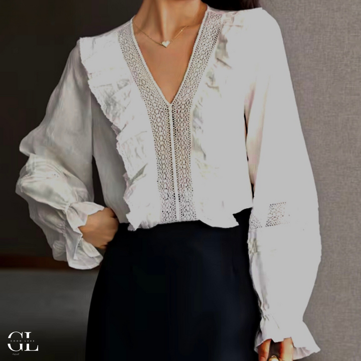 Calla | Elegant Ruffle Blouse