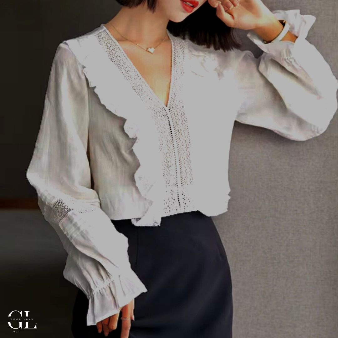 Calla | Elegant Ruffle Blouse