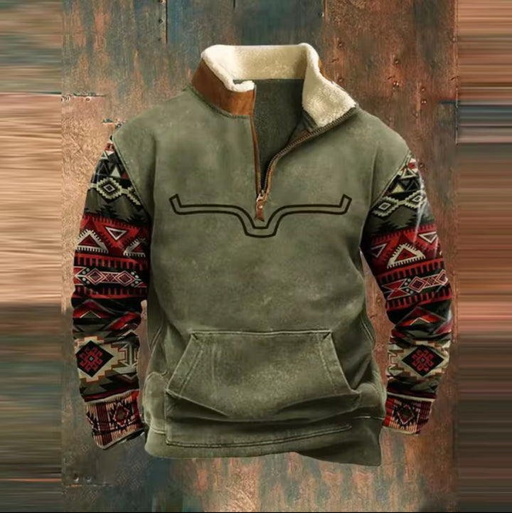 Bronson | Rustic Half Zip Sweater