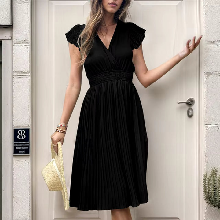 Bethany | Elegant Pleated Dress