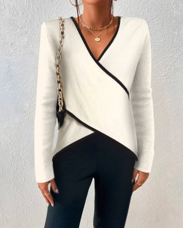 Sadie | Long Sleeve Wrap Top