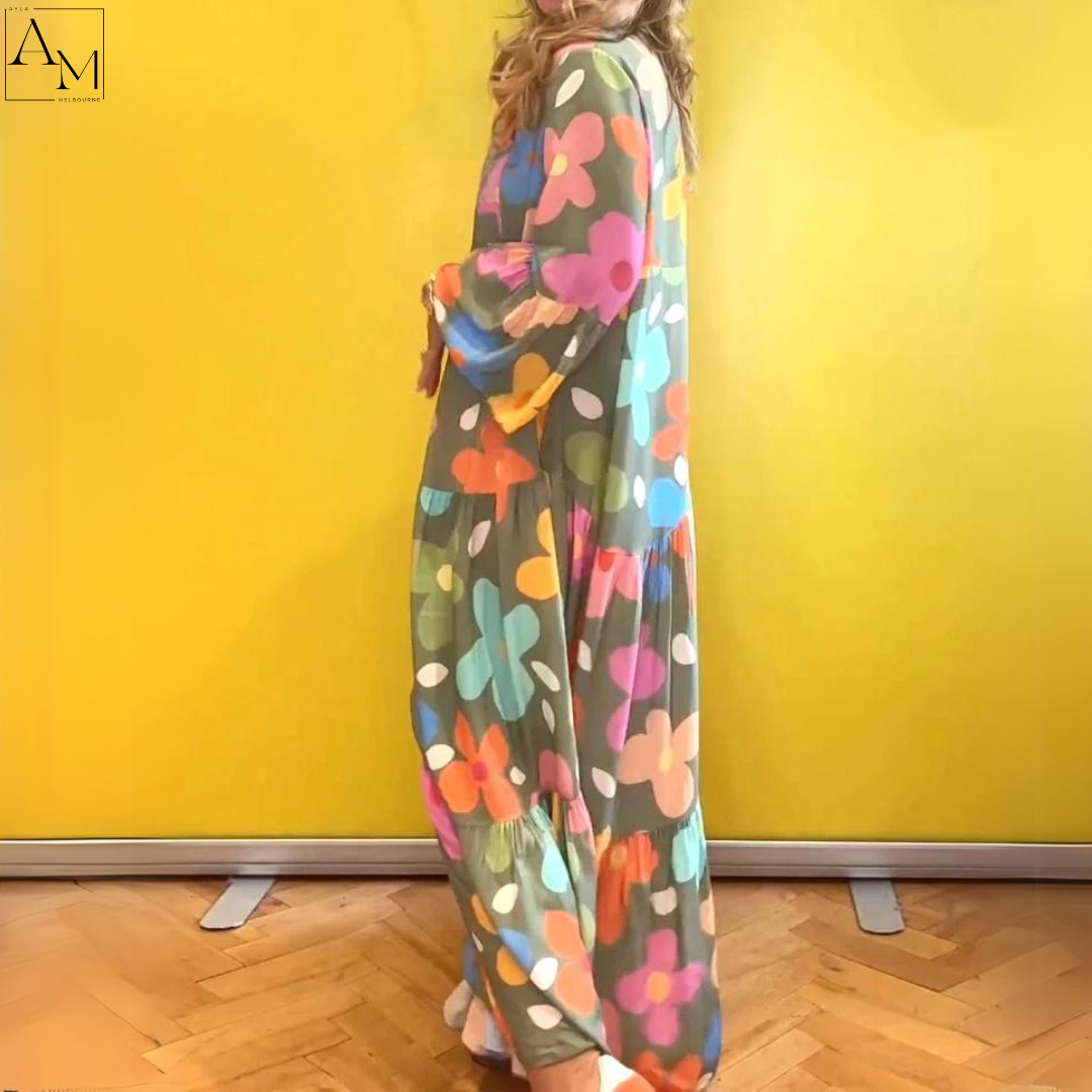 Natalia | Colorful Floral Dress