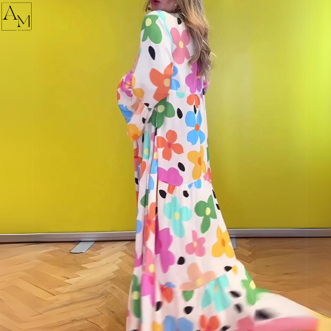 Natalia | Colorful Floral Dress