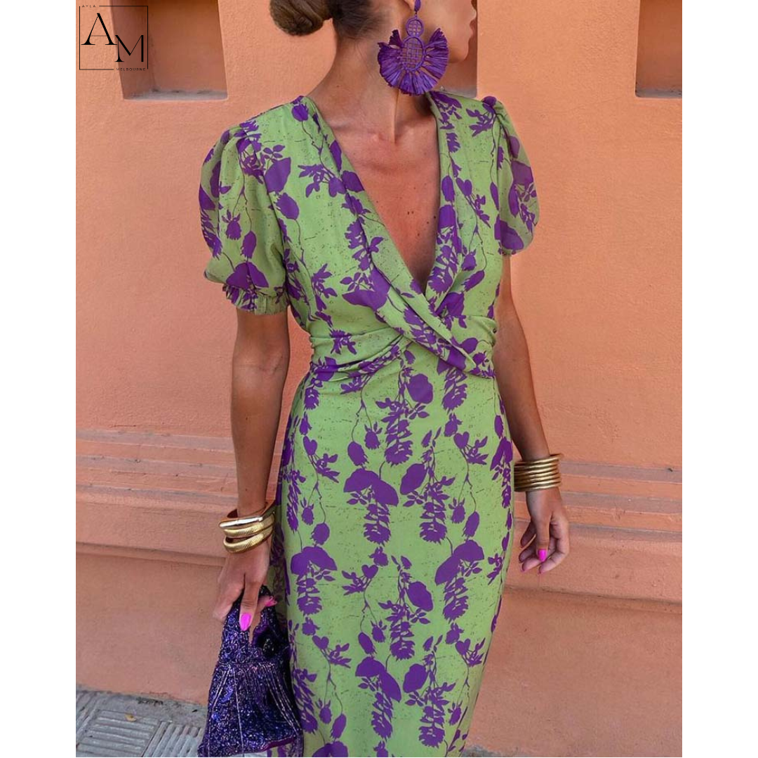 Aruba | Elegant Floral Dress