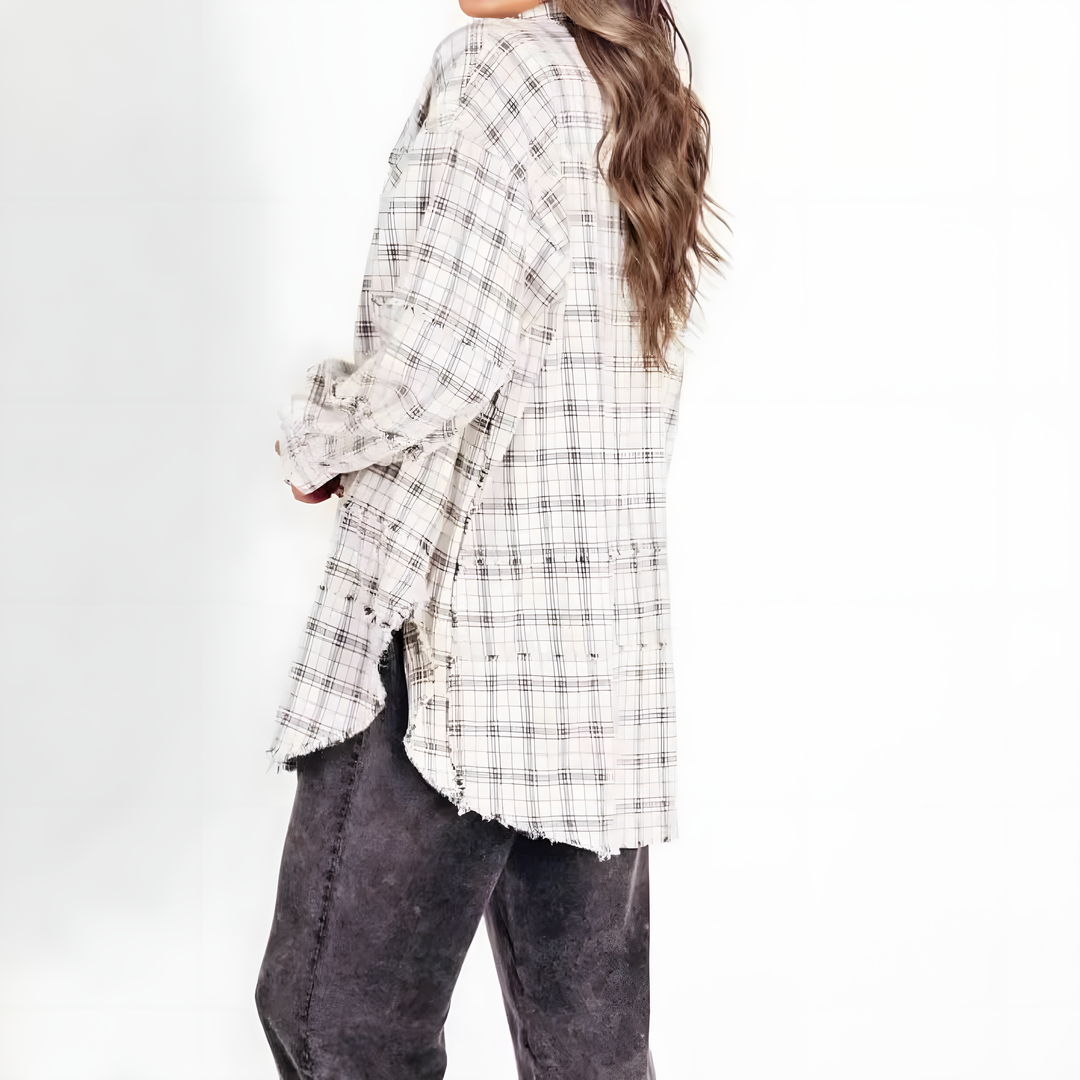 Hallie | Casual Ease Flannel Shirt