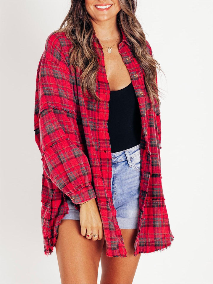 Hallie | Casual Ease Flannel Shirt