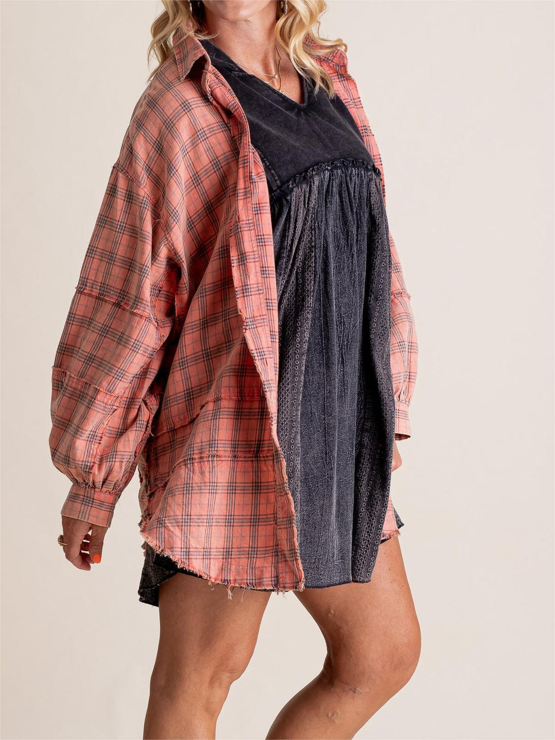 Hallie | Casual Ease Flannel Shirt