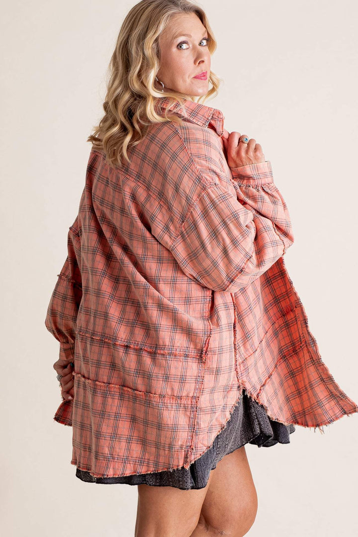 Hallie | Casual Ease Flannel Shirt