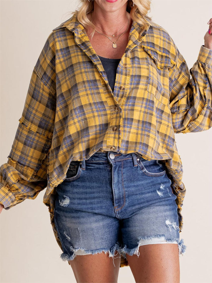 Hallie | Casual Ease Flannel Shirt