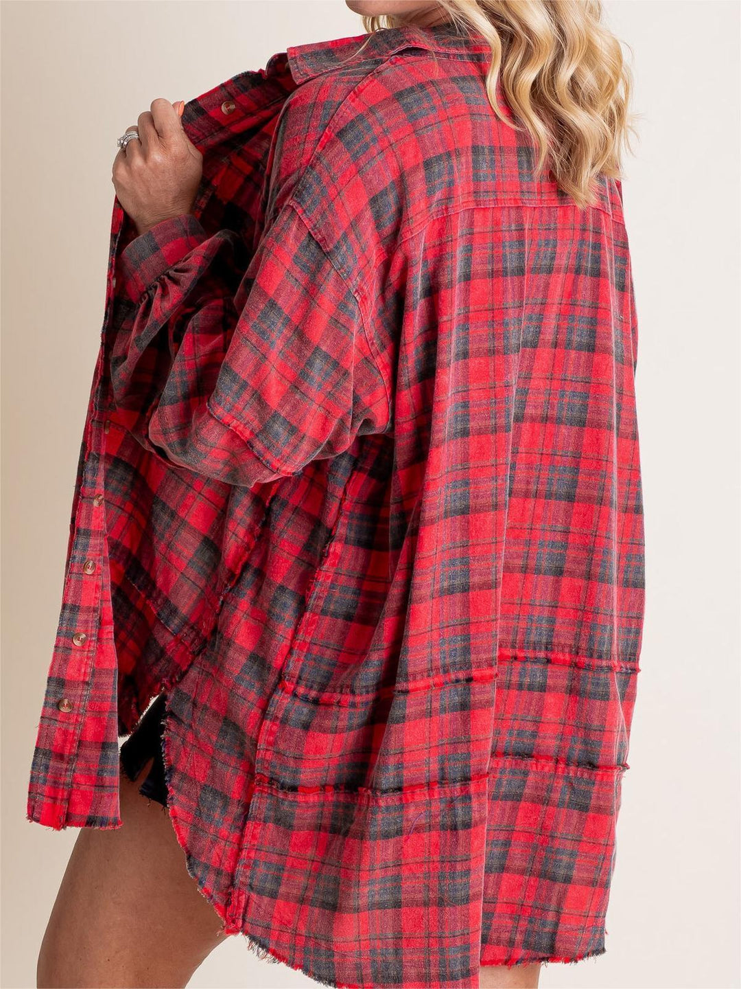 Hallie | Casual Ease Flannel Shirt