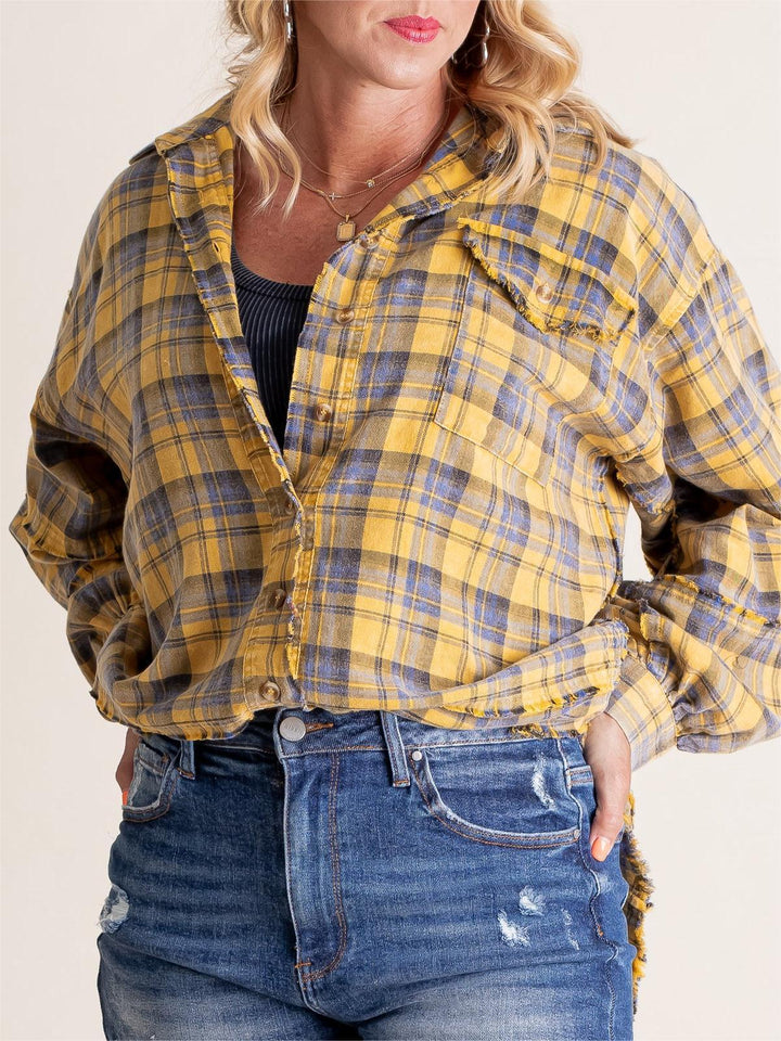 Hallie | Casual Ease Flannel Shirt